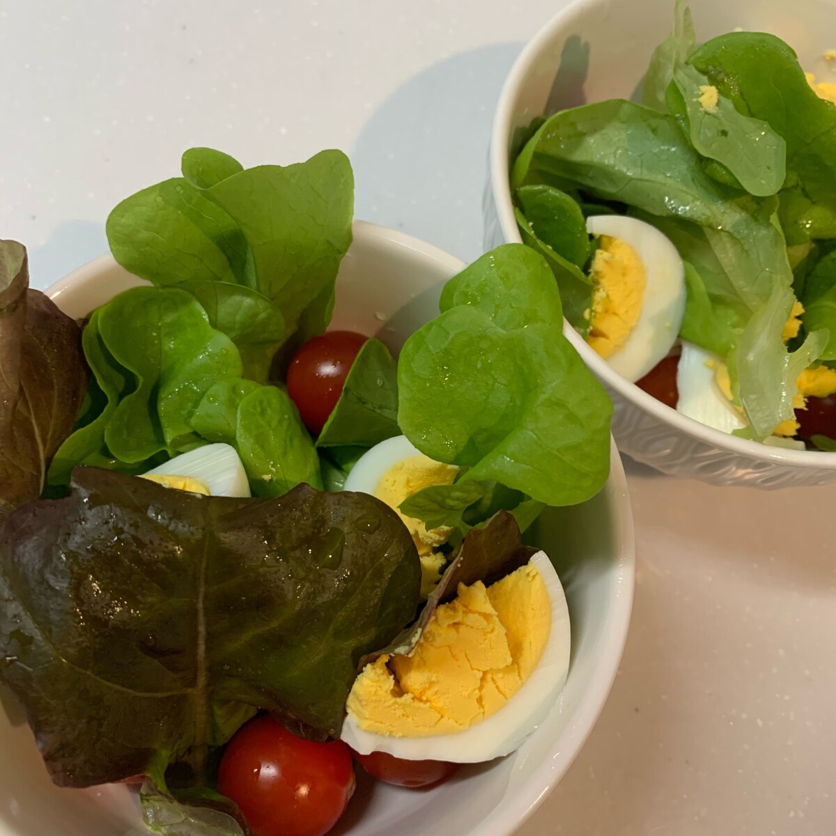 ごま油ドレッシングで リーフとゆで卵のサラダ レシピ 作り方 By Bebe2936 楽天レシピ ごま油ドレッシングで リーフとゆで卵のサラダ レシピ 作り方 By Bebe2936 楽天レシピ